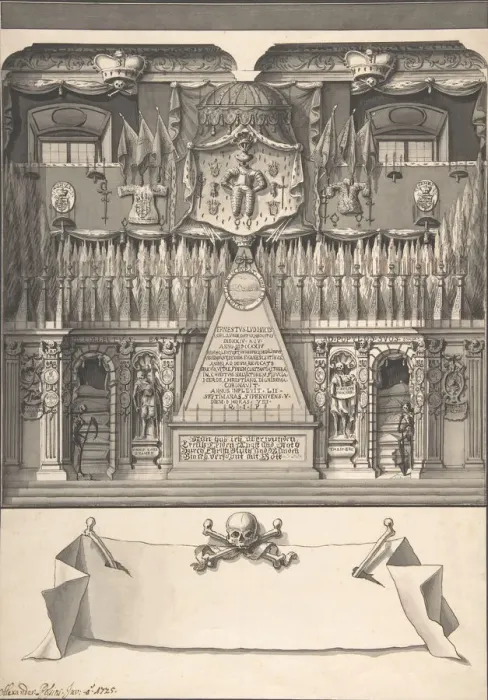 Framed Print : Memorial Decoration for the Interior of a Building to Honor the Deceased Ernst Ludwig Framed Print : Memorial Decoration for the Interior of a Building to Honor the Deceased Ernst Ludwig