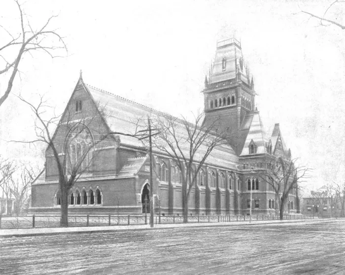 Framed Print : Memorial Hall, Cambridge, Massachusetts, USA, c1900. Creator: Unknown Framed Print : Memorial Hall, Cambridge, Massachusetts, USA, c1900. Creator: Unknown