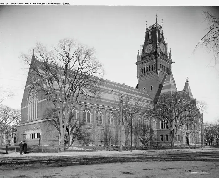 Framed Print : Memorial Hall, Harvard University, Mass. c1904. Creator: Unknown Framed Print : Memorial Hall, Harvard University, Mass. c1904. Creator: Unknown