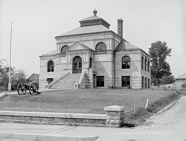Memorial Hall, Rutland, Vt. c1904. Creator: Unknown