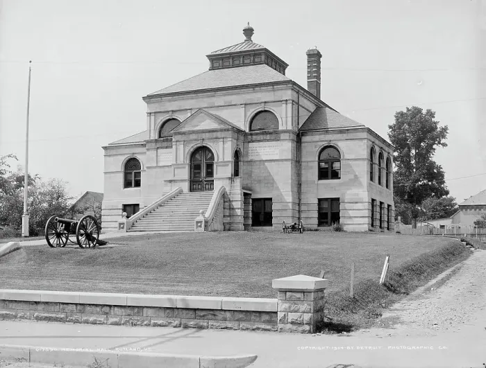 Framed Print : Memorial Hall, Rutland, Vt. c1904. Creator: Unknown Framed Print : Memorial Hall, Rutland, Vt. c1904. Creator: Unknown