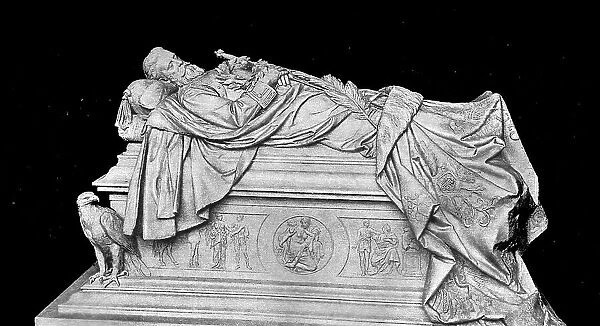'Memorial to the late Emperor Frederick in the Mausoleum at Charlottenburg, 1890. Creator: Unknown