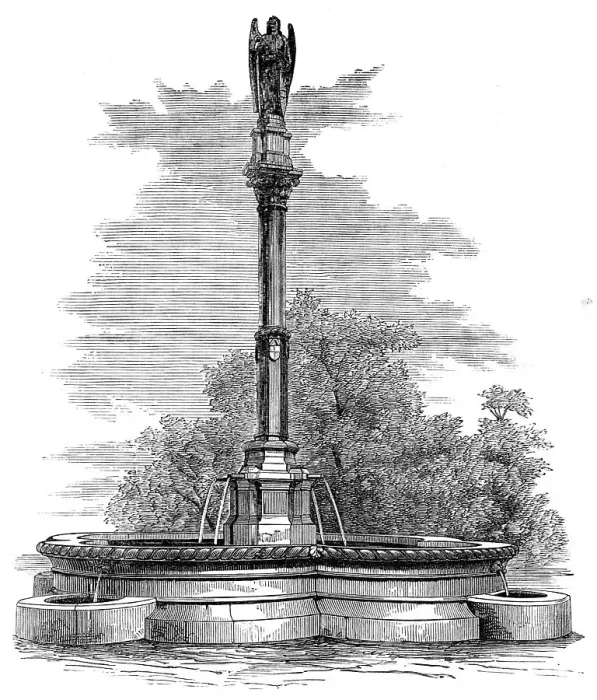 Framed Print : Memorial of the late Marquis of Waterford, 1869. Creator: Unknown Framed Print : Memorial of the late Marquis of Waterford, 1869. Creator: Unknown