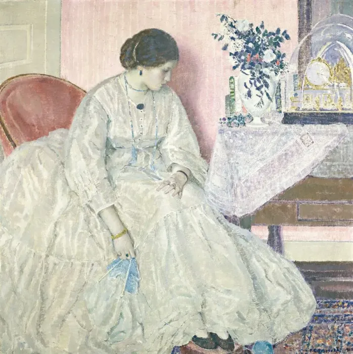 Framed Print : Memories, 1915. Creator: Frederick Carl Frieseke Framed Print : Memories, 1915. Creator: Frederick Carl Frieseke