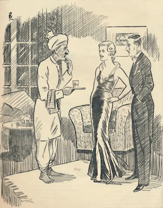 Framed Print : The Memsahib (airing her newly-acquired Hindustani)... 1936. Creator: Unknown Framed Print : The Memsahib (airing her newly-acquired Hindustani)... 1936. Creator: Unknown