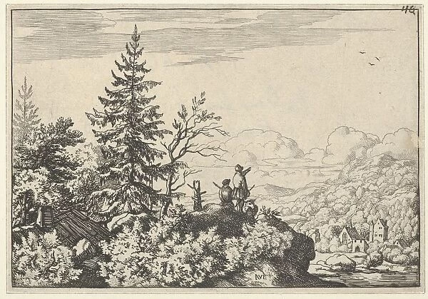 The Two Men on the Hill, 17th century. Creator: Allart van Everdingen