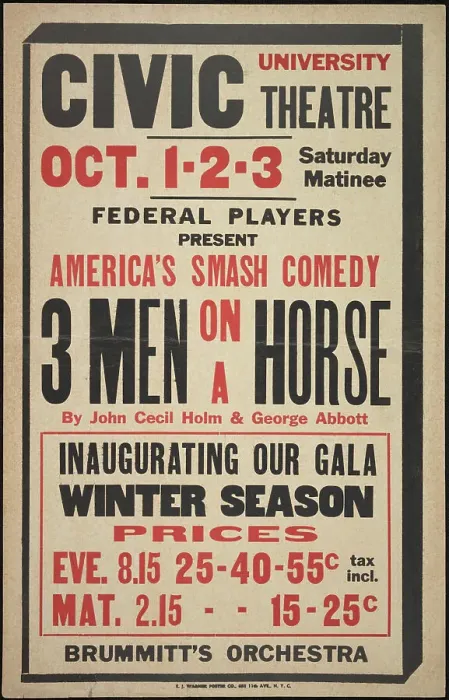 Framed Print : Three Men on a Horse, Syracuse, NY, 1936. Creator: Unknown Framed Print : Three Men on a Horse, Syracuse, NY, 1936. Creator: Unknown