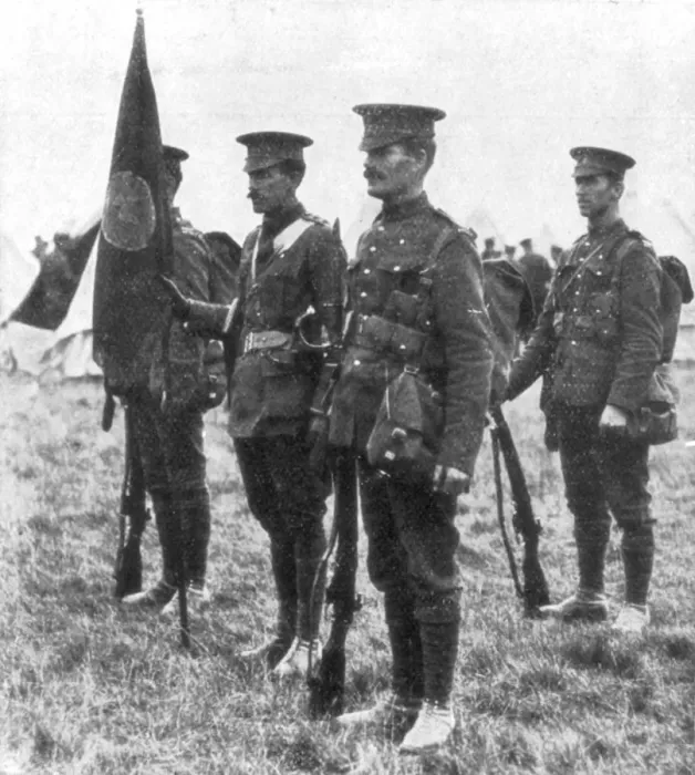 Framed Print : Men of Princess Patricias Canadian Light Infantry, 1915