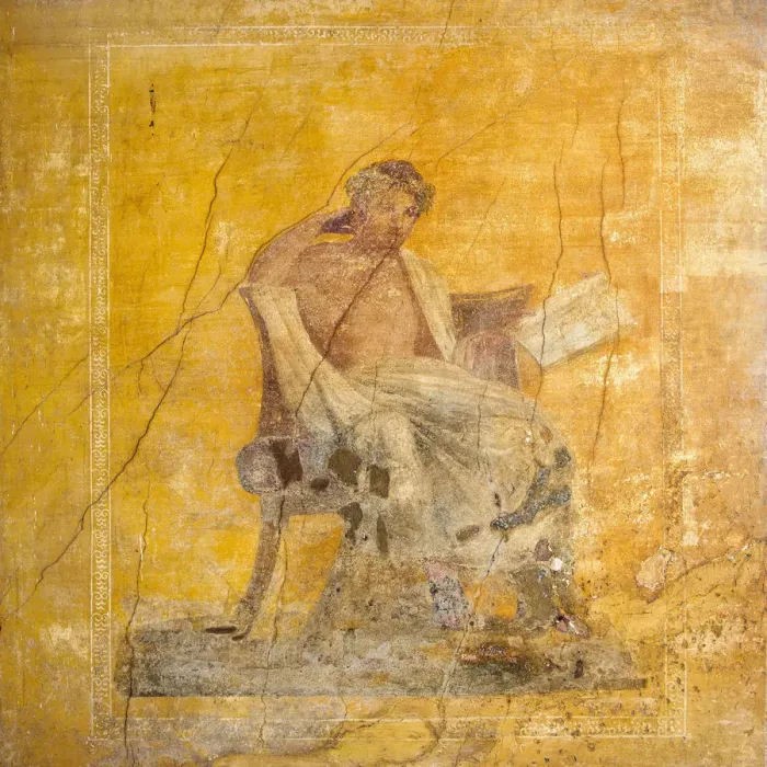 Framed Print : Menander. Found in the collection of Casa del Menandro, Pompeii Framed Print : Menander. Found in the collection of Casa del Menandro, Pompeii