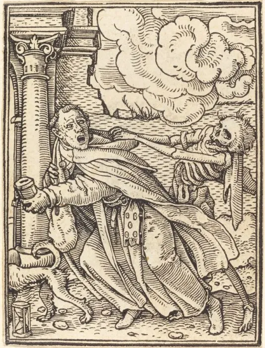 Framed Print : The Mendicant Friar. Creator: Hans Holbein the Younger Framed Print : The Mendicant Friar. Creator: Hans Holbein the Younger