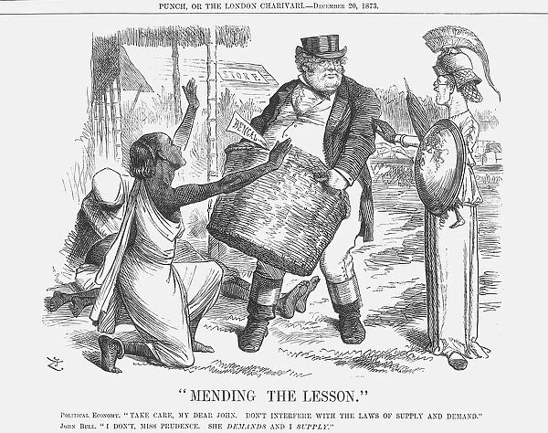 Mending the Lesson, 1873. Artist: Joseph Swain