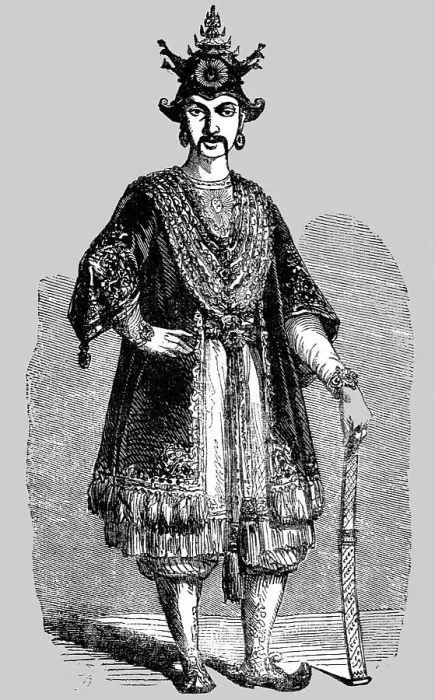 Framed Print : Mendoh-Men, Emperor of Burmah; The Burman Empire, 1854. Creator: Unknown Framed Print : Mendoh-Men, Emperor of Burmah; The Burman Empire, 1854. Creator: Unknown