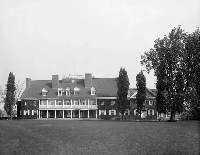 Framed Print : Men's building, Manheim Club, Germantown, Philadelphia, Pa. c1908. Creator: Unknown Framed Print : Men's building, Manheim Club, Germantown, Philadelphia, Pa. c1908. Creator: Unknown
