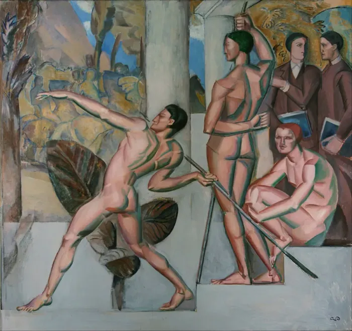 Framed Print : Mens sana in corpore sano (A healthy mind in a healthy body), 1912. Artist: Pauli, Georg (1855-1935) Framed Print : Mens sana in corpore sano (A healthy mind in a healthy body), 1912. Artist: Pauli, Georg (1855-1935)
