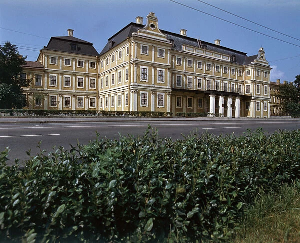 The Menschikov Palace as seen from the Neva River, 1712-1714. Artist: Giovanni Maria Fontana