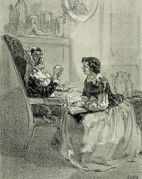 Menus Propos, 1856. Creator: Félicien Rops