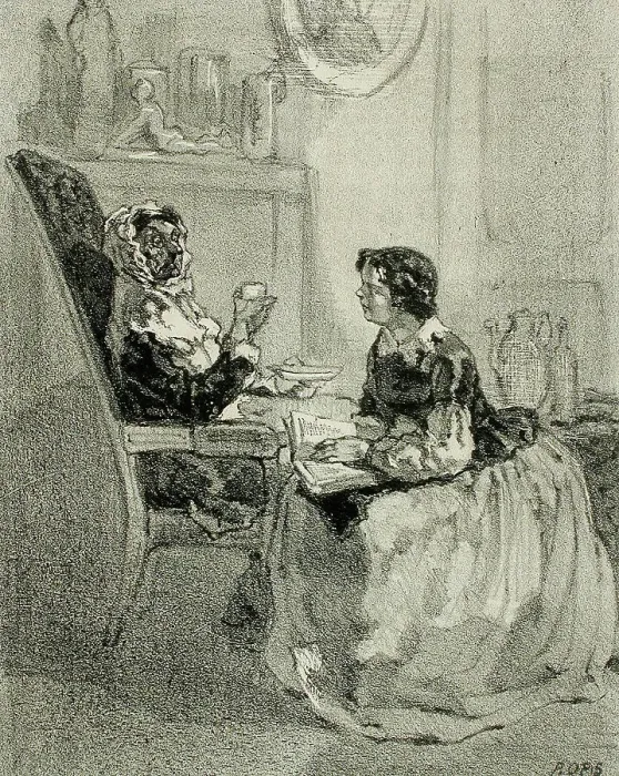 Framed Print : Menus Propos, 1856. Creator: Félicien Rops Framed Print : Menus Propos, 1856. Creator: Félicien Rops