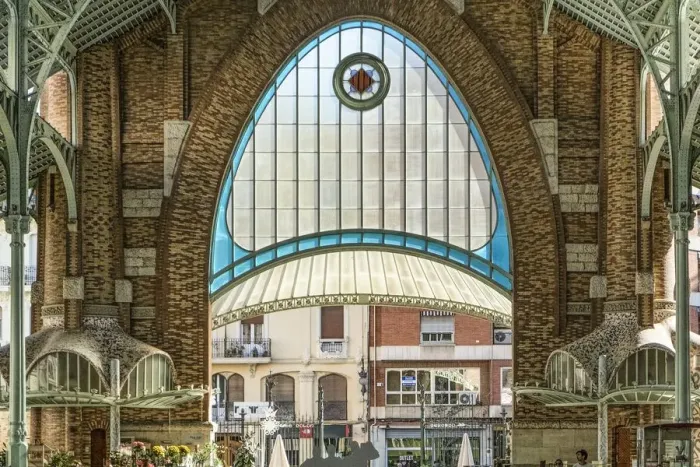 Framed Print : Mercado Central, Valencia, (c1914-1928), c2014-2017. Artist: Alan John Ainsworth Framed Print : Mercado Central, Valencia, (c1914-1928), c2014-2017. Artist: Alan John Ainsworth