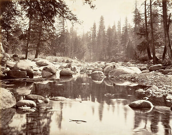 Merced River, ca. 1872, printed ca. 1876. Creator: Attributed to Carleton E. Watkins