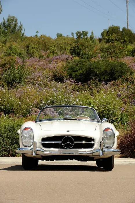 Framed Print : Mercedes Benz 300 SL roadster 1958. Artist: Simon Clay Framed Print : Mercedes Benz 300 SL roadster 1958. Artist: Simon Clay