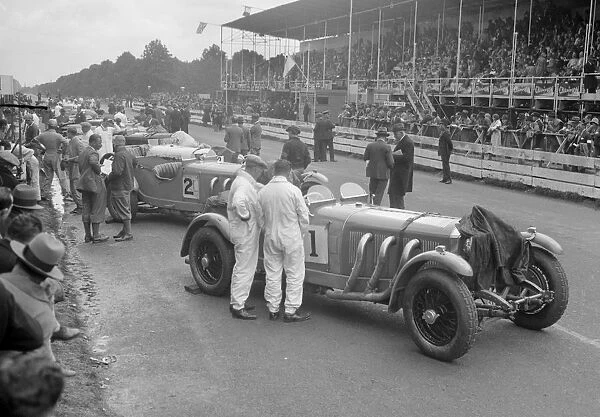 Mercedes-Benz SSKs of Malcolm Campbell and Earl Howe, Irish Grand Prix, Phoenix Park, Dublin, 1930