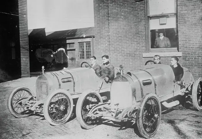 Framed Print : Mercer Racers, between c1910 and c1915. Creator: Bain News Service Framed Print : Mercer Racers, between c1910 and c1915. Creator: Bain News Service