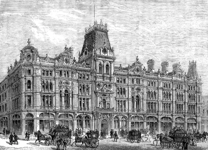 Framed Print : The Mercers Company's New Buildings, Cheapside, 1881. Creator: Unknown. The Mercers Company's New Buildings, Cheapside, 1881. Creator: Unknown Framed Print : The Mercers Company's New Buildings, Cheapside, 1881. Creator: Unknown. The Mercers Company's New Buildings, Cheapside, 1881. Creator: Unknown