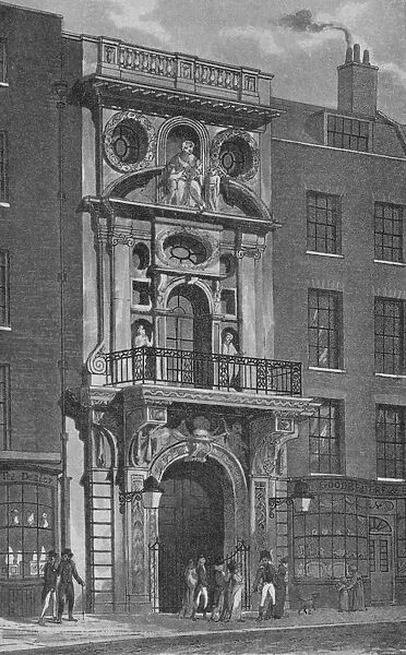 Mercers Hall, Cheapside, City of London, c1830 (1911). Artist: Sandell Ltd