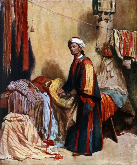 Framed Print : The Merchant, 1908-1909. Artist: Hely Smith Framed Print : The Merchant, 1908-1909. Artist: Hely Smith