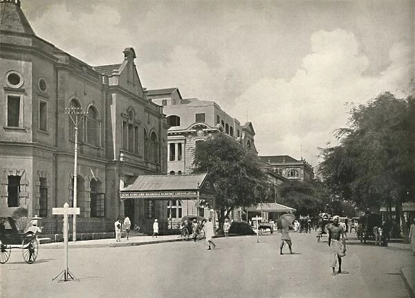 Merchant Street, Rangoon, 1900. Creator: Unknown