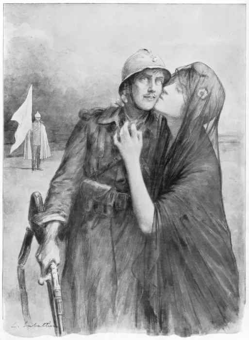 Framed Print : Merci!, c1918, (1926). Artist: L Sabattier Framed Print : Merci!, c1918, (1926). Artist: L Sabattier