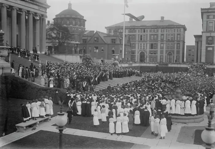 Framed Print : Mercier at Columbia University, 1919. Creator: Bain News Service Framed Print : Mercier at Columbia University, 1919. Creator: Bain News Service