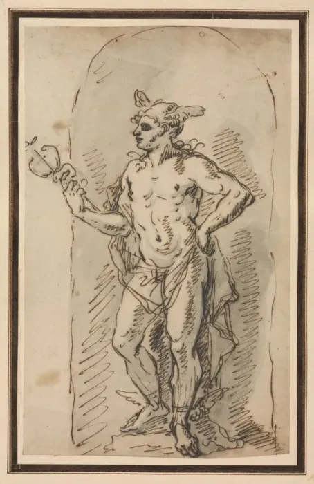Framed Print : Mercury, 18th century. Creator: Anonymous Framed Print : Mercury, 18th century. Creator: Anonymous