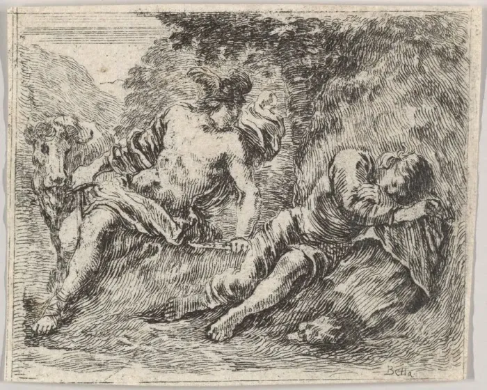 Framed Print : Mercury and Argos, from Game of Mythology (Jeu de la Mythologie), 1644 Framed Print : Mercury and Argos, from Game of Mythology (Jeu de la Mythologie), 1644