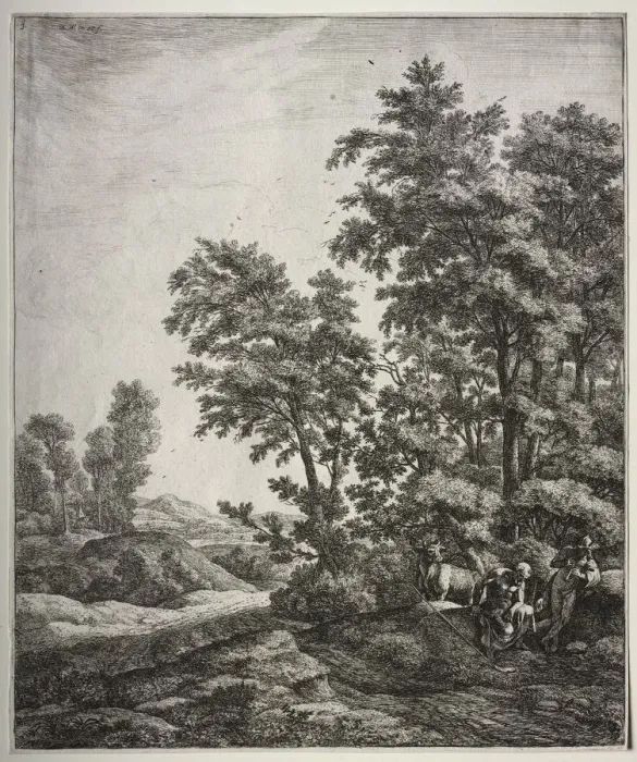 Framed Print : Mercury and Argus. Creator: Anthonie Waterloo (Dutch, 1609 / 10-1690) Framed Print : Mercury and Argus. Creator: Anthonie Waterloo (Dutch, 1609 / 10-1690)