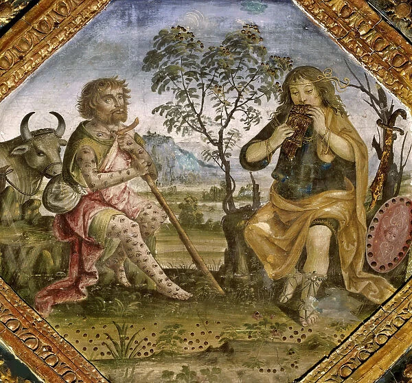 Mercury, Argus and Io, 1492-1494. Creator: Pinturicchio, Bernardino (1454-1513)