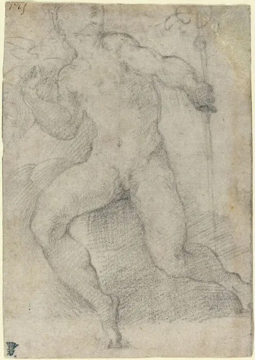 Framed Print : Mercury, c. 1523 / 1524. Creator: Parmigianino Framed Print : Mercury, c. 1523 / 1524. Creator: Parmigianino