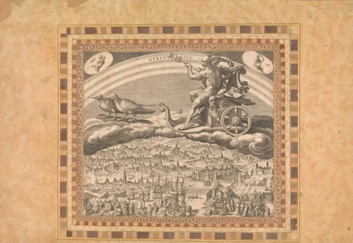 Framed Print : Mercury, Folio from the Bellini Album, ca. 1600. Creator: Unknown Framed Print : Mercury, Folio from the Bellini Album, ca. 1600. Creator: Unknown