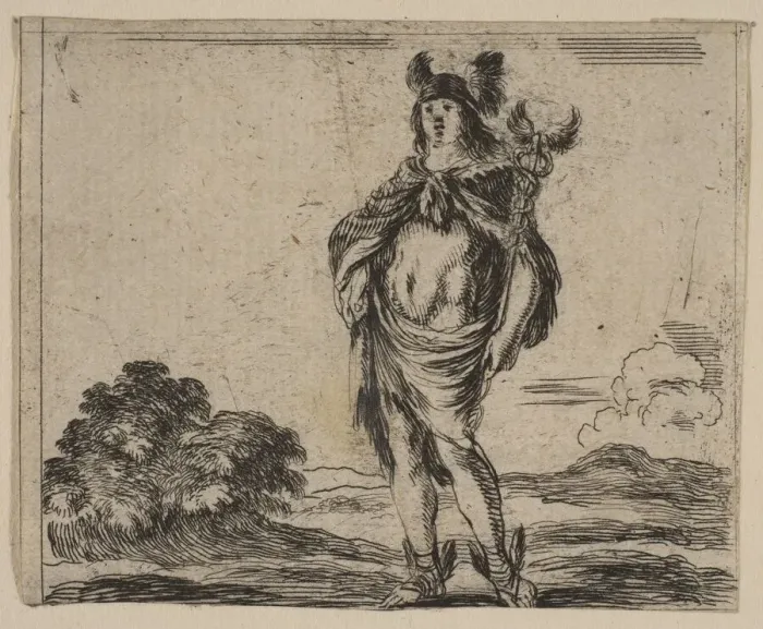Framed Print : Mercury, from Game of Mythology (Jeu de la Mythologie), 1644 Framed Print : Mercury, from Game of Mythology (Jeu de la Mythologie), 1644