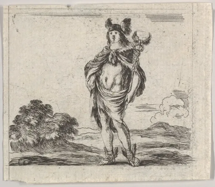 Framed Print : Mercury, from Game of Mythology (Jeu de la Mythologie), 1644 Framed Print : Mercury, from Game of Mythology (Jeu de la Mythologie), 1644