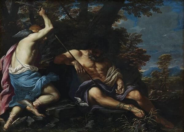 Mercury Killing Argus, 1651-1706. Creator: Girolamo Troppa