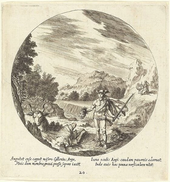 Mercury Killing Argus, 1665. Creator: Georg Andreas Wolfgang