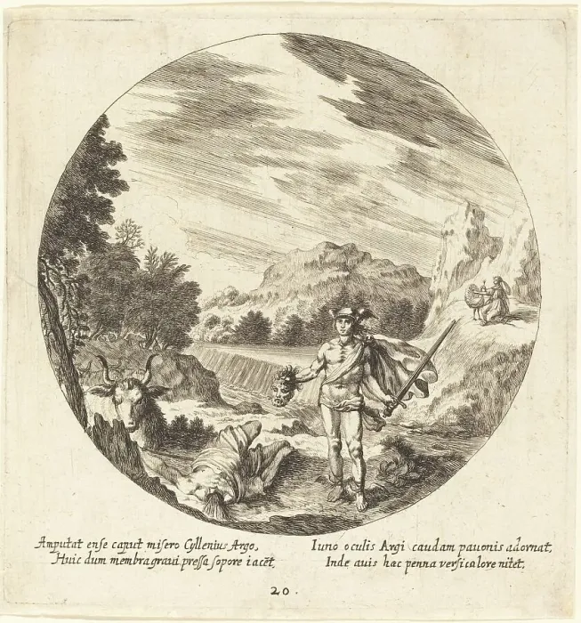 Framed Print : Mercury Killing Argus, 1665. Creator: Georg Andreas Wolfgang Framed Print : Mercury Killing Argus, 1665. Creator: Georg Andreas Wolfgang