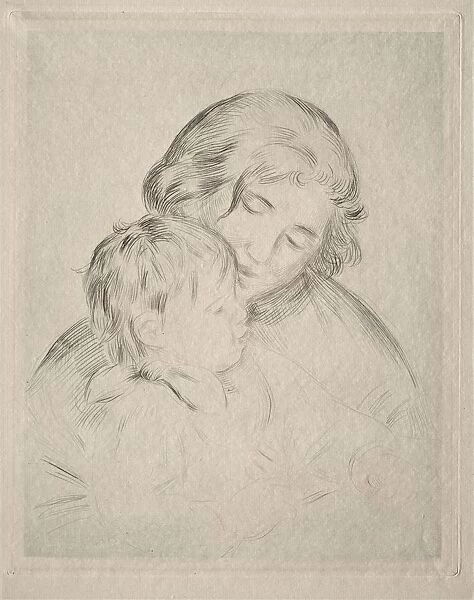 Mere et enfant. Creator: Pierre-Auguste Renoir (French, 1841-1919)