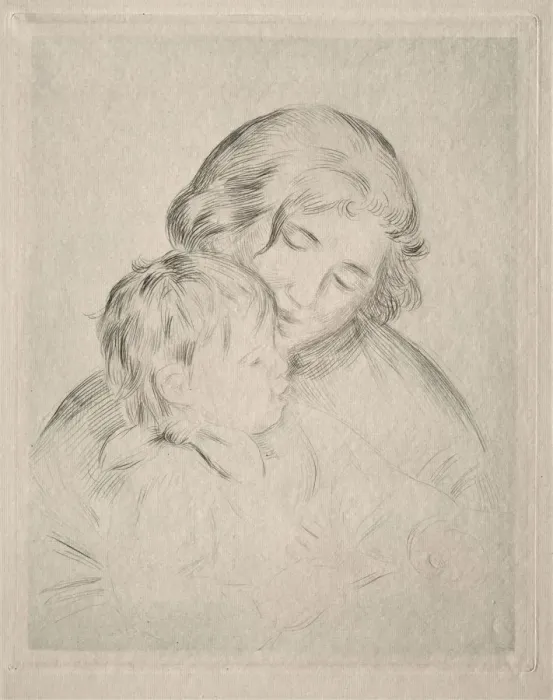 Framed Print : Mere et enfant. Creator: Pierre-Auguste Renoir (French, 1841-1919) Framed Print : Mere et enfant. Creator: Pierre-Auguste Renoir (French, 1841-1919)