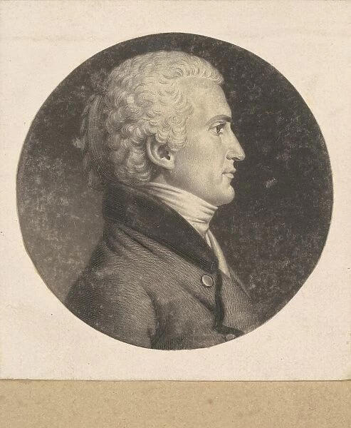 Meriwether Lewis, 1802. Creator: Charles Balthazar Julien Fevret de Saint-Memin