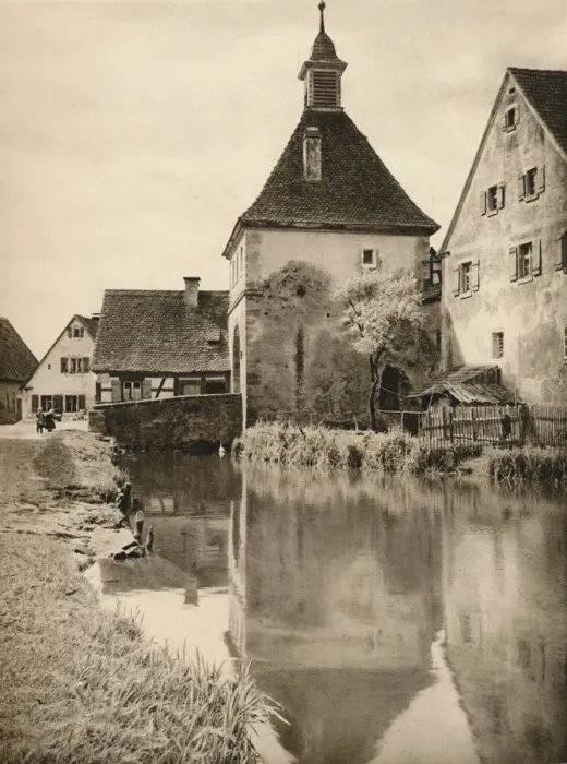 Framed Print : Merkendorf, 1931. Artist: Kurt Hielscher Framed Print : Merkendorf, 1931. Artist: Kurt Hielscher