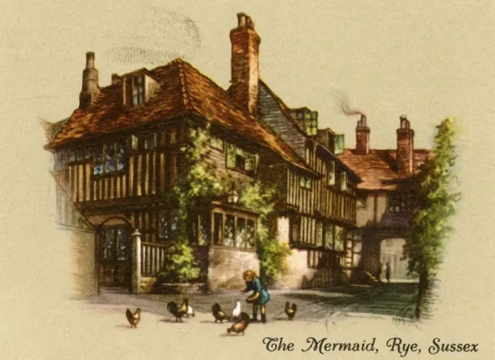 Framed Print : The Mermaid, Rye, Sussex, 1936. Creator: Unknown Framed Print : The Mermaid, Rye, Sussex, 1936. Creator: Unknown