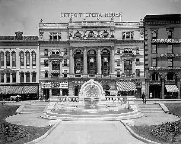 Merrill Humane Fountain, erected by Mrs. T. W. Palmer, Detroit, Mich. between 1901 and 1906. Creator: Unknown