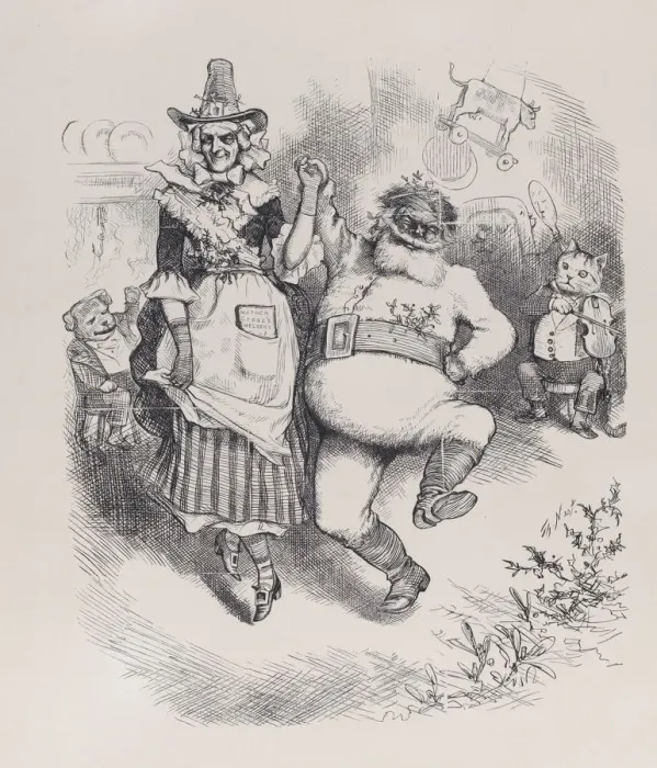Framed Print : A Merry Christmas, January 3, 1880. January 3, 1880. Creator: Thomas Nast Framed Print : A Merry Christmas, January 3, 1880. January 3, 1880. Creator: Thomas Nast